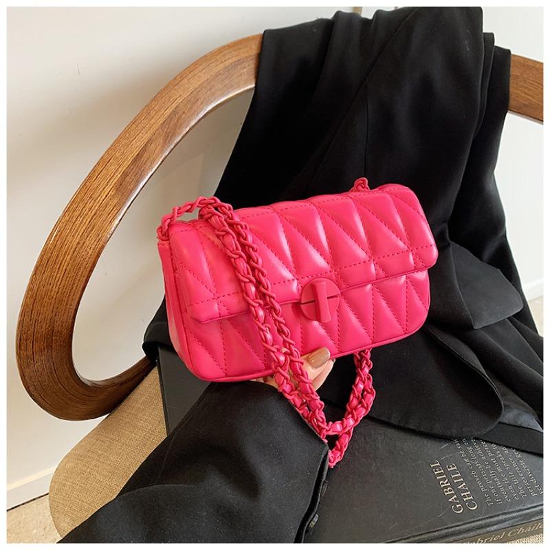 Маленькая сумка премиум-текстуры женская весенне-летняя универсальная новая модная нишевая сумка-мессенджер сумка на цепочке с бриллиантами