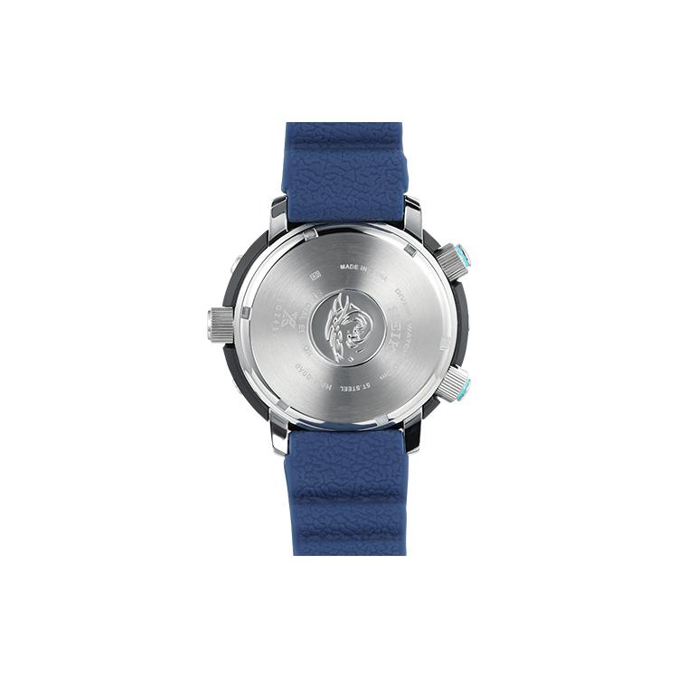 Seiko PROSPEX Часы с солнечным механизмом и силиконовым ремешком Мужские часы Черный циферблат SNJ039P1