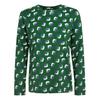 Женская/женская футболка с длинными рукавами и принтом листьев Orla Kiely