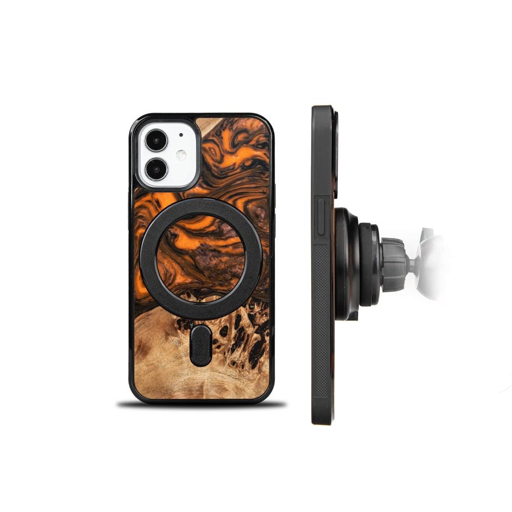 Bewood Unique case for iPhone 12 Mini - Orange with MagSafe