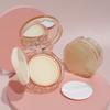 15G прозрачный пустой воздушный пуховочный ящик для пуховки портативный косметический контейнер для макияжа с зеркалом для пудры для BB-крема