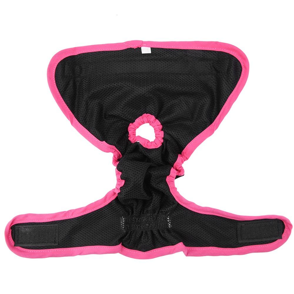 Soft Fabric Dog Sanitary Pant Adjustable Sticky Strap Pet Period Underwear Dog Estrus