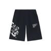 X Star Wars SS22 Co-Branded Solid Color Letter Elastic Belt Прямые повседневные шорты мужские плавки черные AKSS499-1