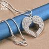 Ювелирные изделия из стерлингового серебра 925 пробы с подвеской в ​​виде сердца и любви