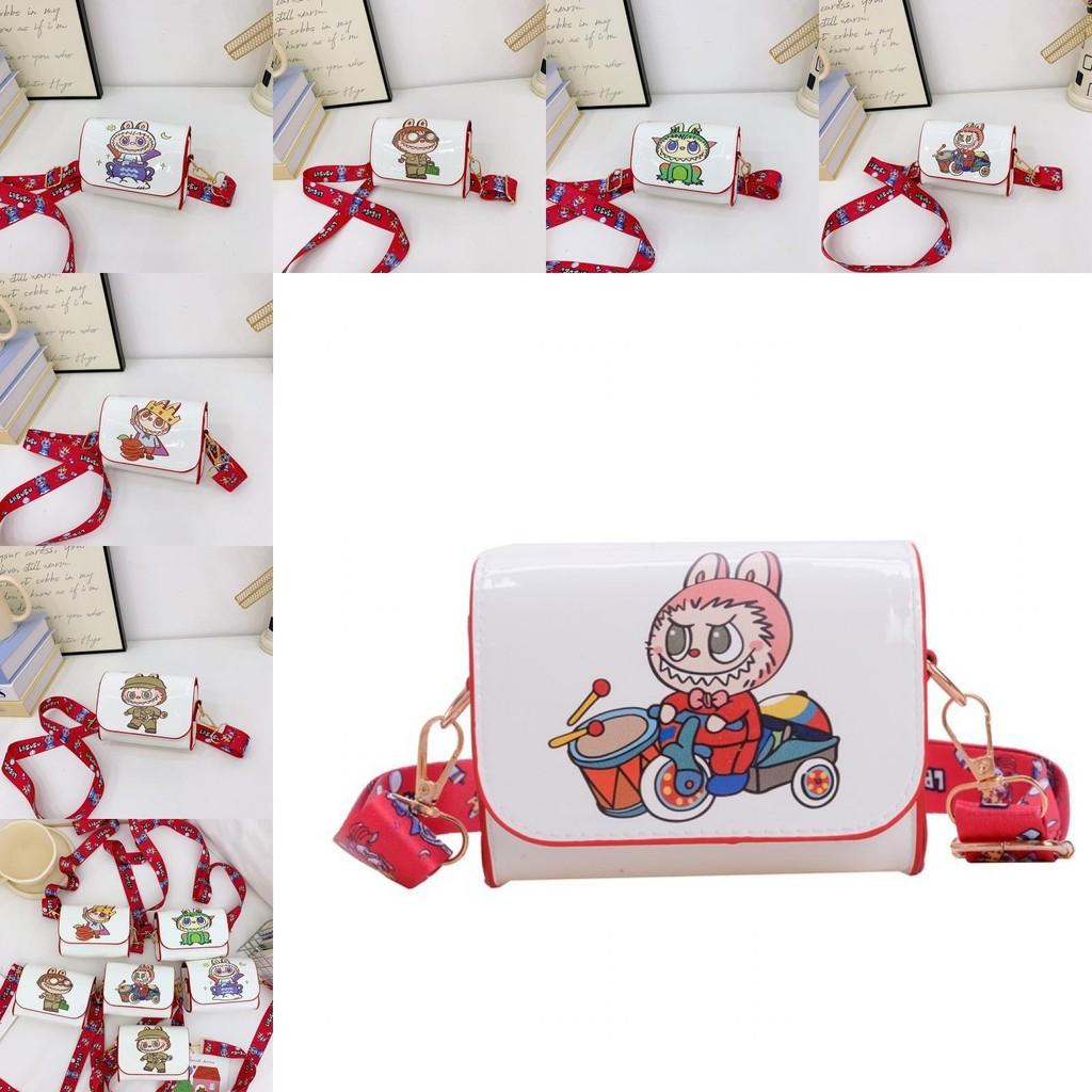 Детская сумка через плечо с широким плечевым ремнем и принтом