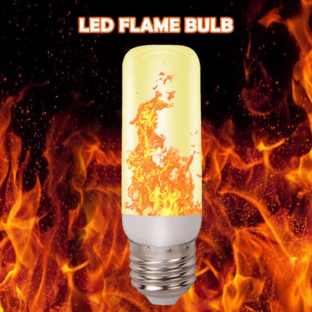 Waterproof LED Flicker Flame Light Bulb E27 Simulated Burning Lamp Dynamic Flame Bulb Easter