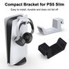 Console Hanging Bracket Compact Headphone Storage Hanger Simple Installation Space Saving Side Headset Hanger for PS5/for PS5 Slim