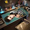 Elvis Presley Customize Text Mouse Pad Desk Mouse Pad Desktop Mouse Pad Non-Slip Rubber Base Office Desk Accessory