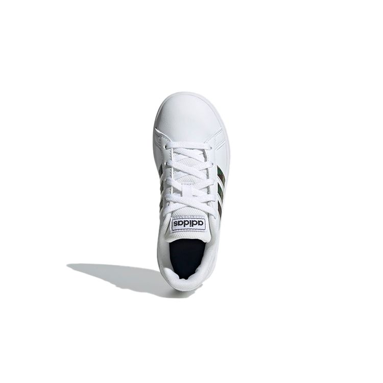 adidas Детские кроссовки Grand Court J Camouflage White Cloud-White Core-Black GZ1084