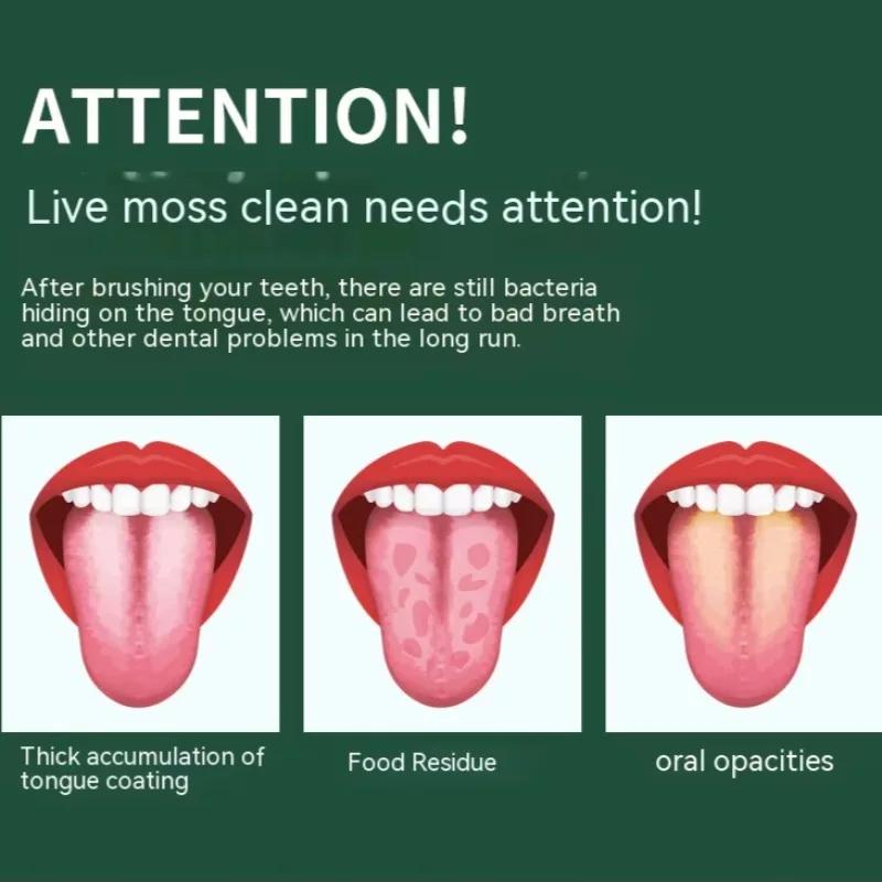 Fawnmum Double-Sided Tongue Cleaner Brush For Adults Fresh Breath Scraper Silicone Oral Care Tool