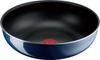 Tefal Pot with Removable 28 Deep for Gas Fire Free of Harmful Substances Such As Neo Royal Blue Intense Wok Blue L43719 Stir-fry Handle, Cm, Wok,