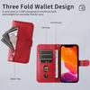For Motorola Moto G86 Power 5G/G86 5G PU Leather Cases with Zipper Pocket Wallet Phone Cover Stand