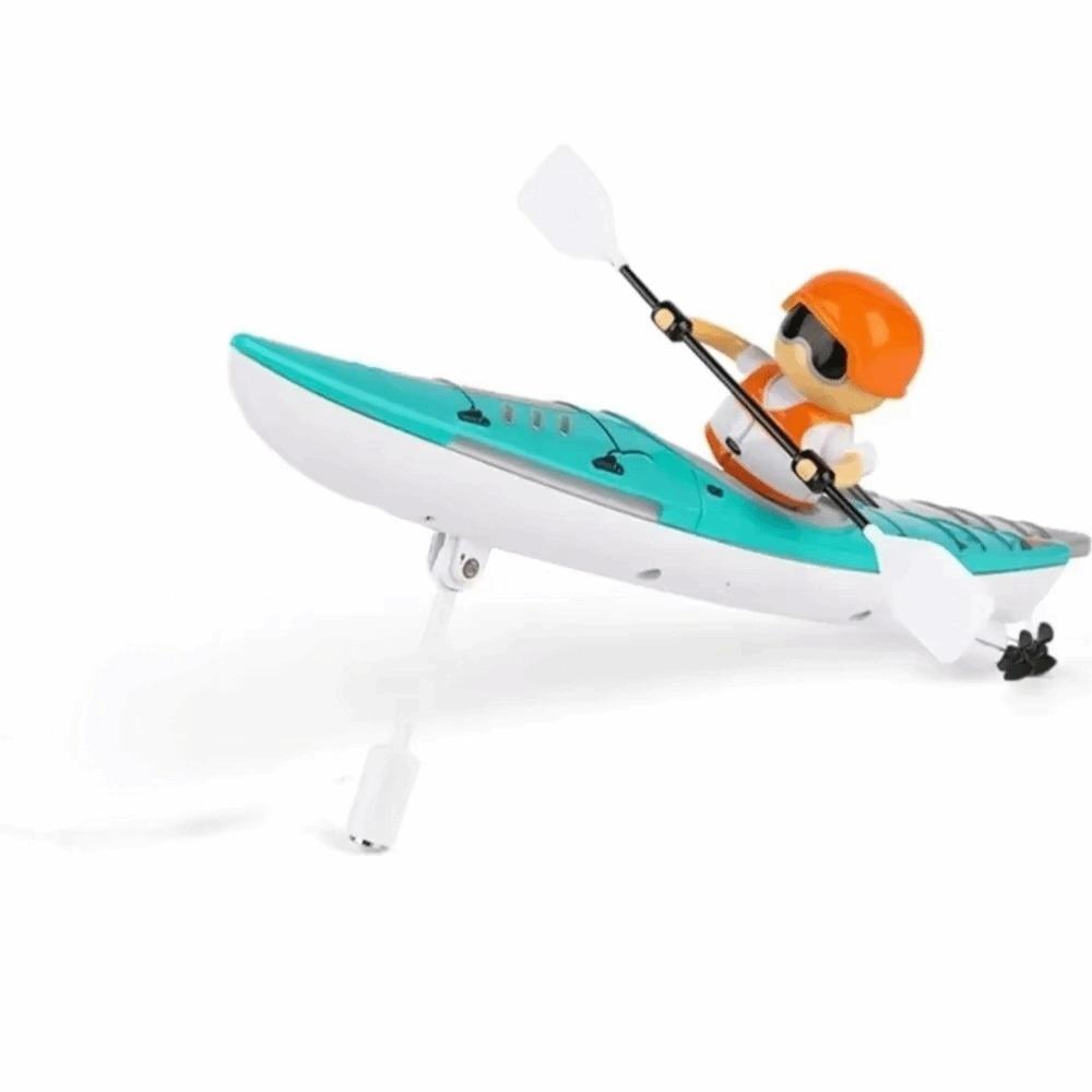 Rechargeable Battery RC Boat Toy Light Speedboat Racing Ship Remote Control Boat Boys Kids Gift