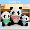 Panda Doll Plush Soft Stuffed Toy Pp Cotton Filling For Bedroom Gift Comfort