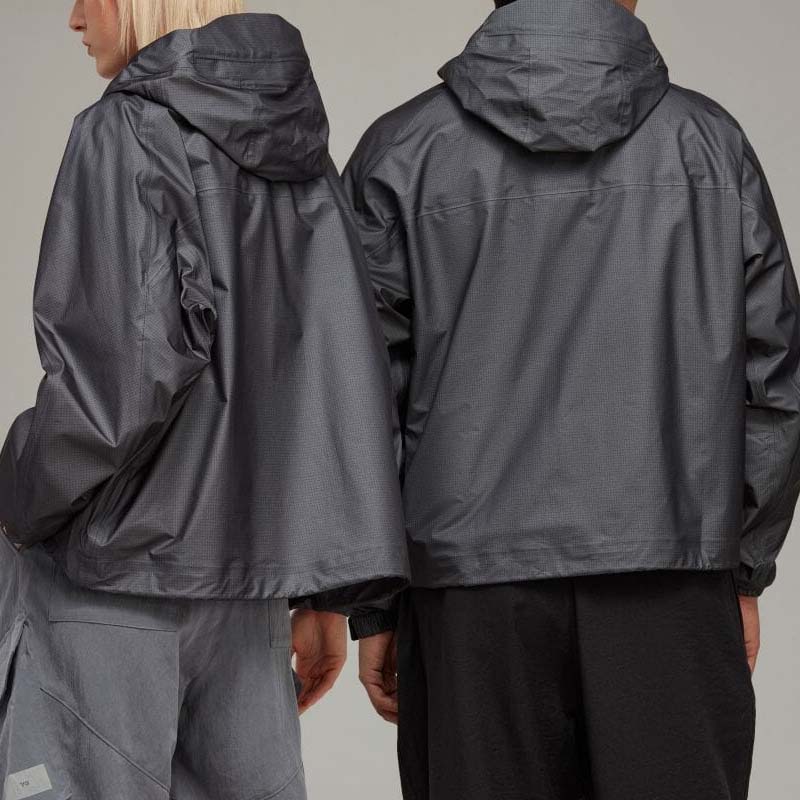 Y-3 Jackets Unisex Black Hooded Moderate Other IA2982