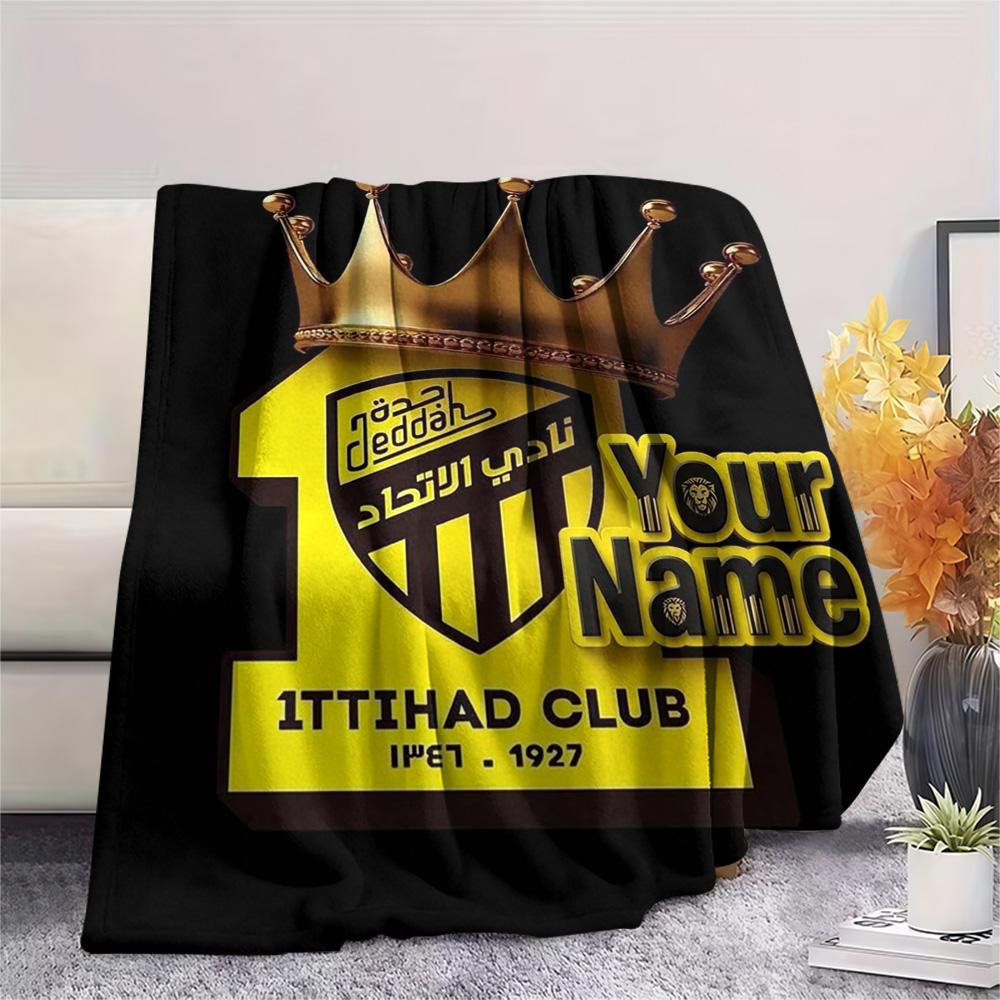 1PC Tiger Roar Jersey Custom Name Patterned Flannel Blanket Suitable For All Seasons For Home Decor Warmth And Comfort Gifts Holiday Present