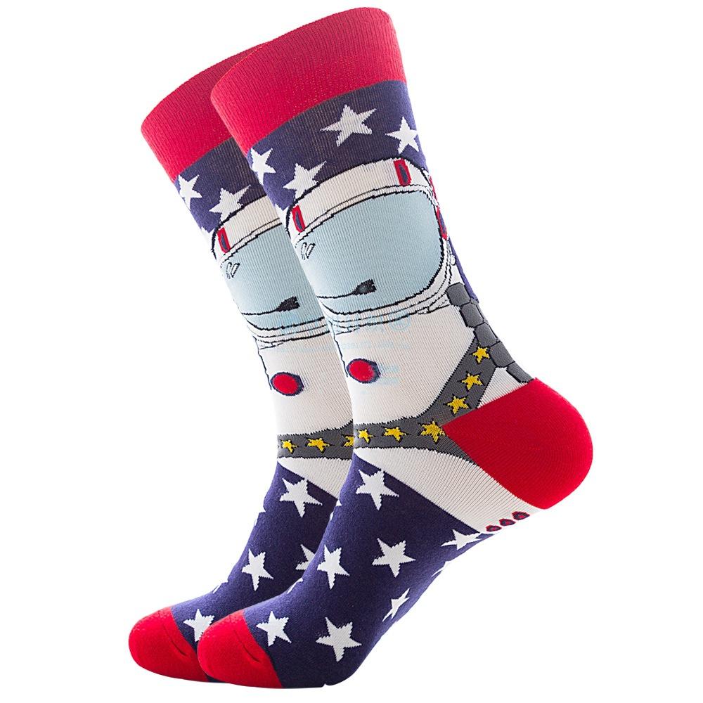 New INS Beer Corn Men's and Women's Socks Watermelon Dog Sushi Tide Socks Dog Socks Comfortable Breathable Socks