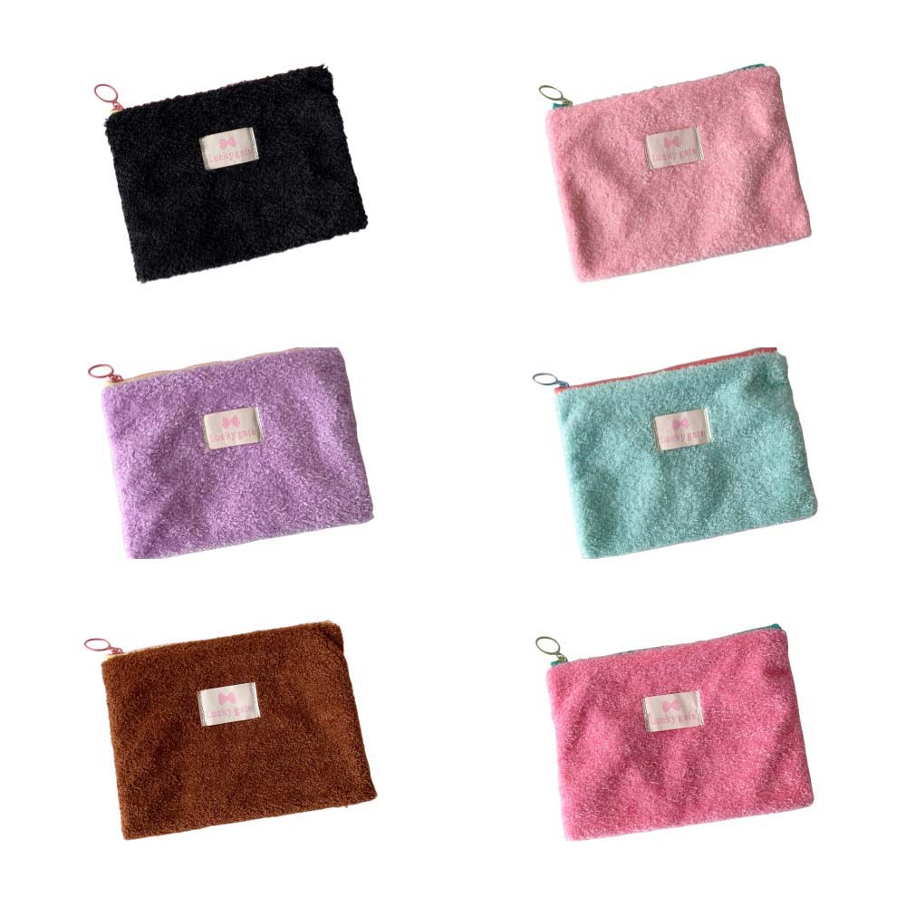 Хранение ювелирных изделий плюшевая канцелярская сумка большой емкости пенал пенал для девочек/мальчиков