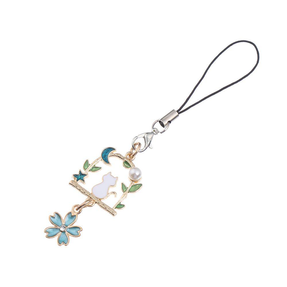 Подарок ремешок для ключей сумка-шнурок аксессуары мини-чехол для телефона кулон цветок милый