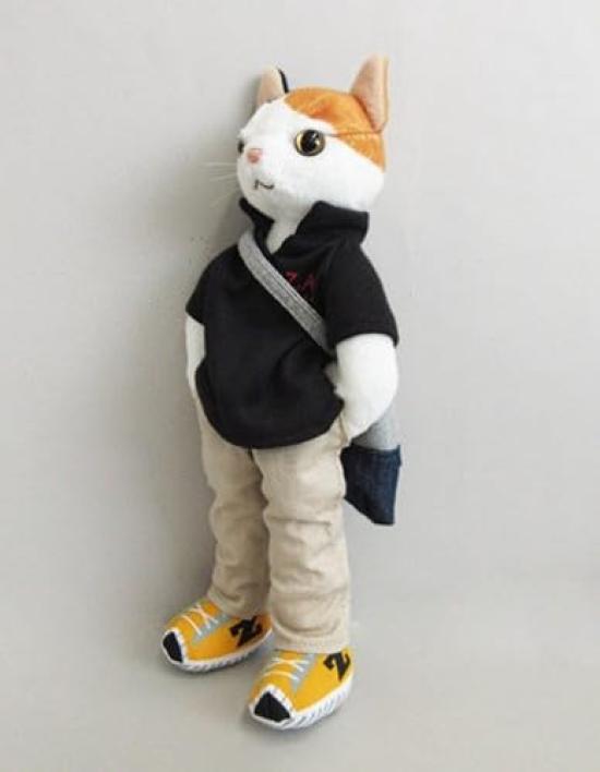 Naitou Design ZAP CAT Plush Toy Small Aki,