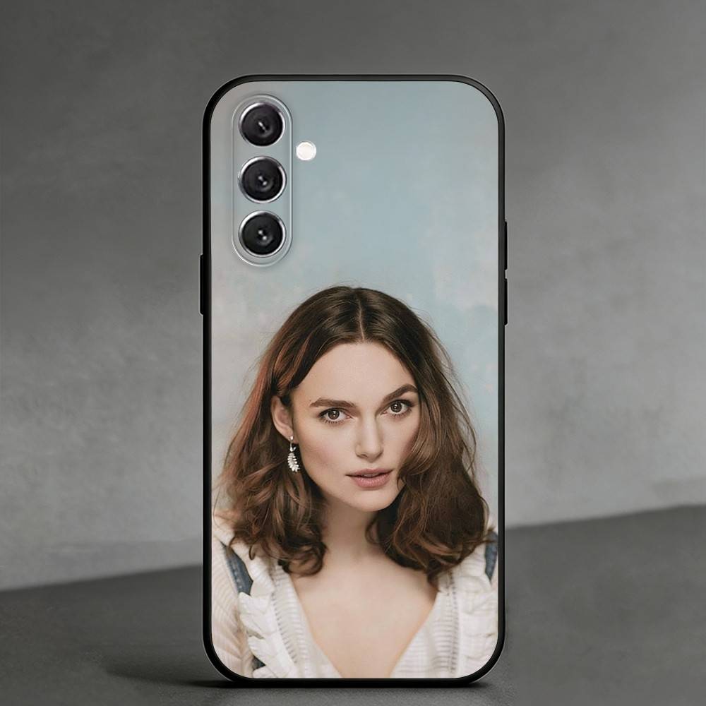 Чехол для телефона K-Keira Knightley для Samsung Galaxy A91,80,73,72 ,71,53,52,32 ,31,22,21s,20, Мягкий черный чехол