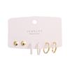 Fashion Small Ear Studs Women's Stud Earrings for Women Vintage Geometric Acrylic Drop Earring Set Female Jewelry