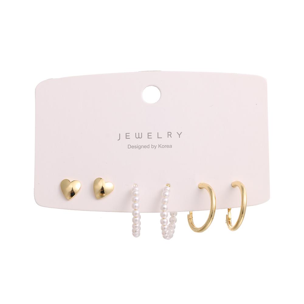 Fashion Small Ear Studs Women's Stud Earrings for Women Vintage Geometric Acrylic Drop Earring Set Female Jewelry