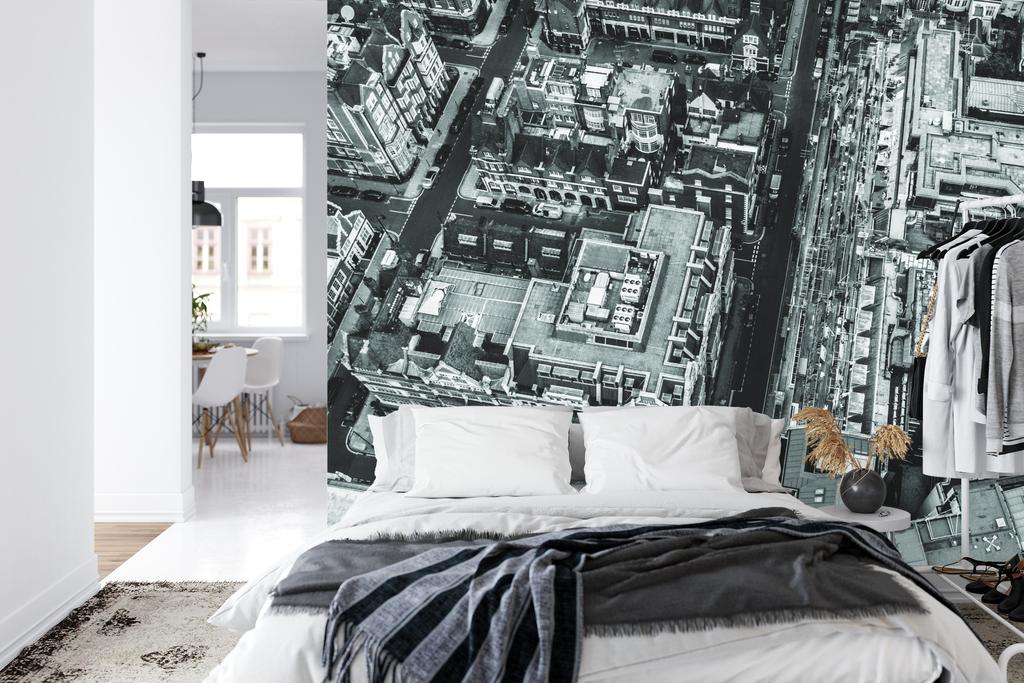 Фотообои Лондон Черно-белый гладкий винил 315x210