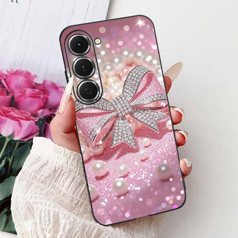 Чехол для Tecno Spark 40Pro KM6 Чехол для Techno Spark 40 Pro Чехол Силиконовый Роскошный Бабочка Любовь Мода Цветы Крутой Расписной