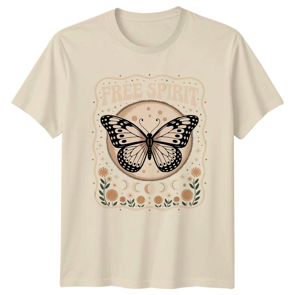 Free Spirit Womens T-Shirt Bohemian Lifestyle Birthday Gift For Her
