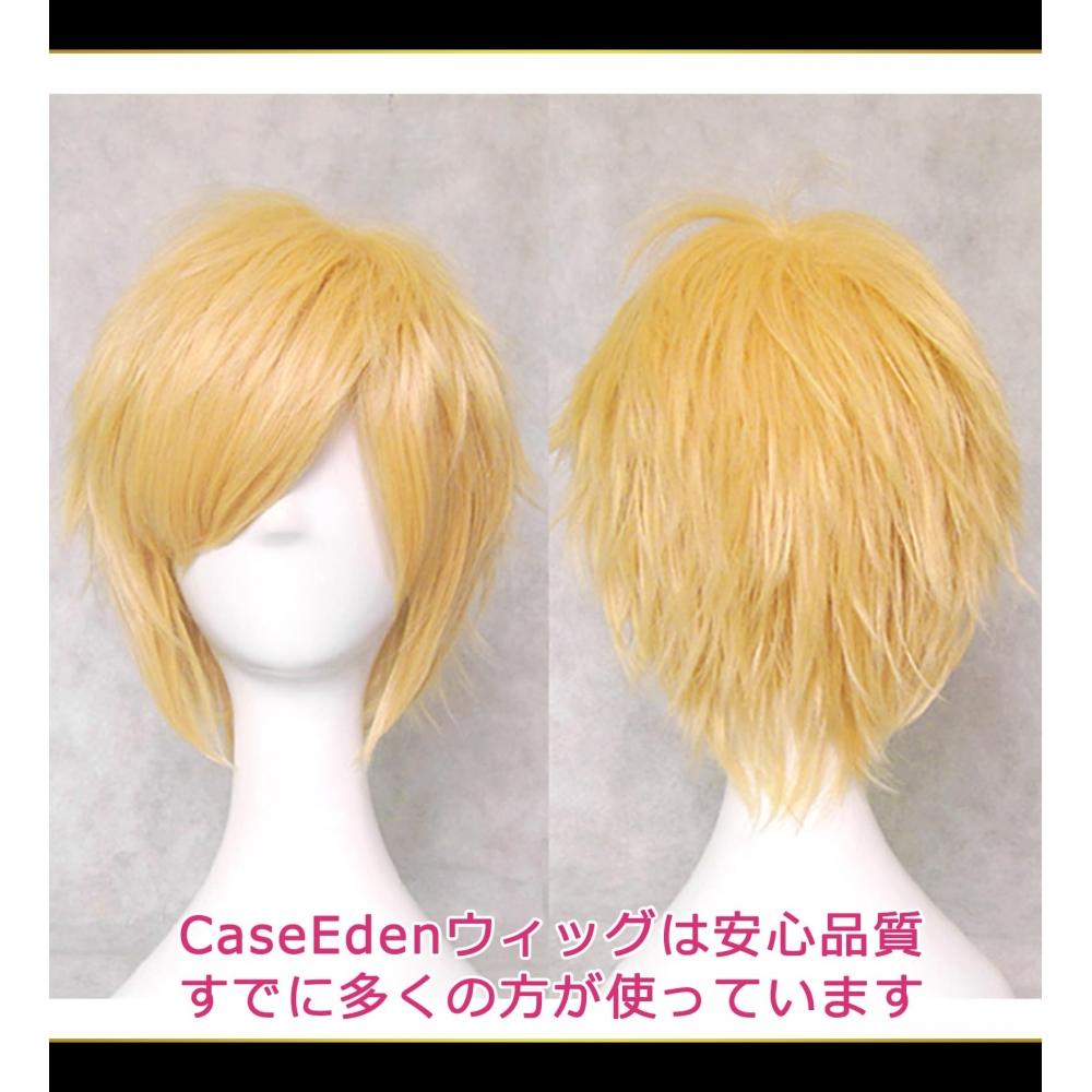 CaseEden Uta noPrince-sama Kurusu Sho Black Butler Finian Inu x Boku SS Watanuki Manri Kuroko's Basketball Ryota Kise Косплей Парик Короткий 35 см Heat Resi