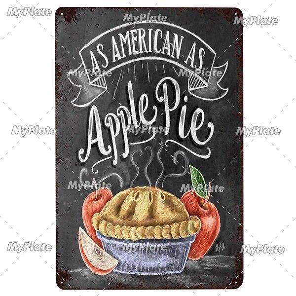 Foods Fruit Vintage Metal Sign Tin Sign Vintage Cafe Decoration Plaque Home Wall Decor Bar Sign Home Decor Poster Drop Shipping