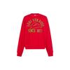 Женский свитшот Levis SS23 с надписью, круглым вырезом и длинными рукавами, красный A3533-0001