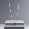Hui Zhi Yi S925 Silver Mini Heart Necklace - Versatile, Luxurious Clavicle Chain.