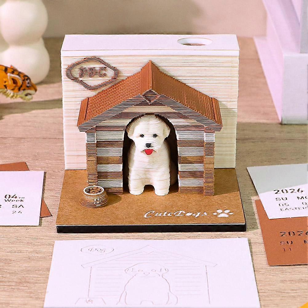 3D Notepad,8.5 * 8.5 * 6.8 CM