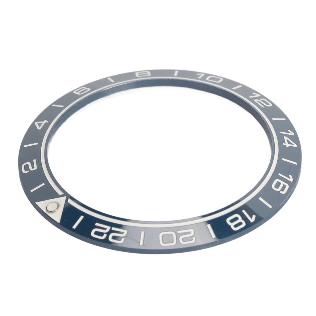 Ceramic Watch Bezel Ring Professional 41.5mm Watch Bezel Insert Replacement Parts Accessory for Watchmaker Blue Base