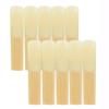 10Pcs 2.5 Strength Clarinet Bamboo Reeds Traditional Reeds for Saxophone Alto  Beginners