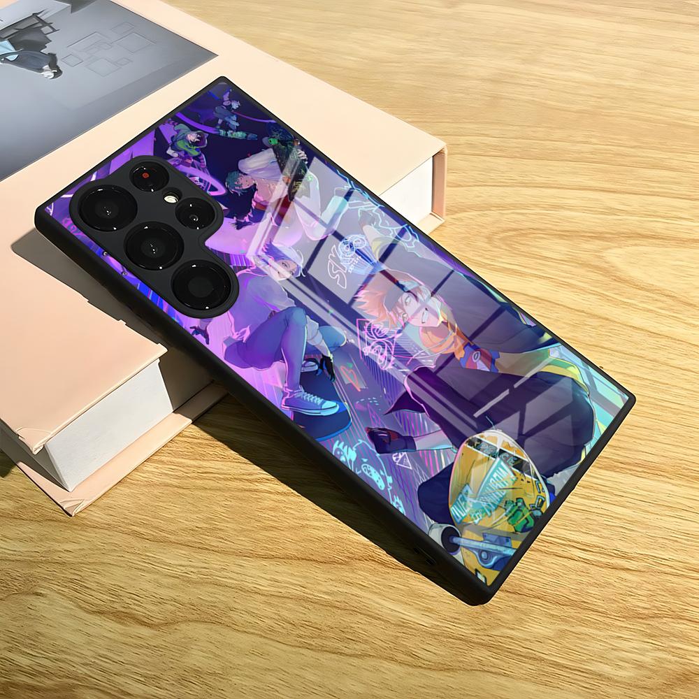Чехол для телефона Boy S-Sk8 The Infinity Аниме для S25 Ultra Samsung S26 S24 Fe S22 S20 S23 21 Plus A54 A34 A53 A16 Стеклянная крышка