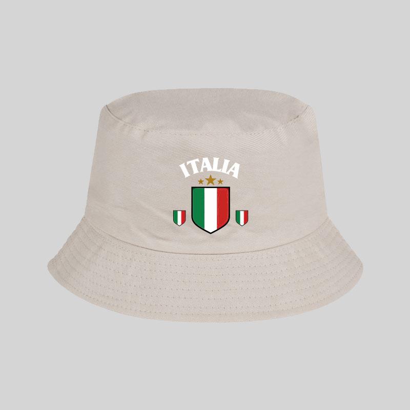 MLFO “ITALIA” Рыбацкая шляпа с принтом флага Легкая, дышащая, складная Спортивный классический стиль Унисекс Подарок для итальянского фаната