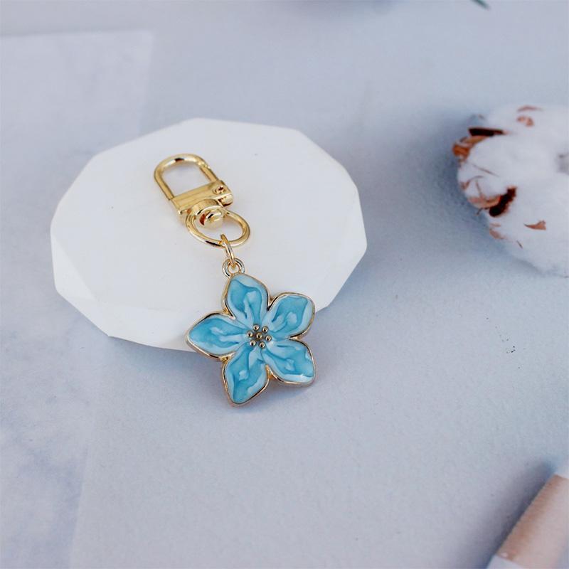 1 шт. с подвеской брелок для ключей автомобиля аксессуары милый цветок сакуры для сумки жемчужная подвеска брелок