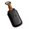Kinotaka Honda Exclusive Genuine Leather Smart Key Case Odyssey Step Wagon Accord Elysion Insight CR-Z/V Freed Stream Fit Zest Life 4 Buttons Black