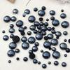 Смешанный Размер 2-5 мм Цвет Русалки Полукруглые Жемчужины ABS Имитация Плоские Бусины для DIY Украшений Поделок Маникюра Аксессуары