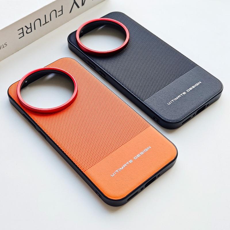 Чехол для Realme GT 8 Pro Роскошный ПУ Кожаный с цветовыми блоками Силиконовая крышка Для Honor Realme GT8 Pro Корпус Модный Простой Бампер