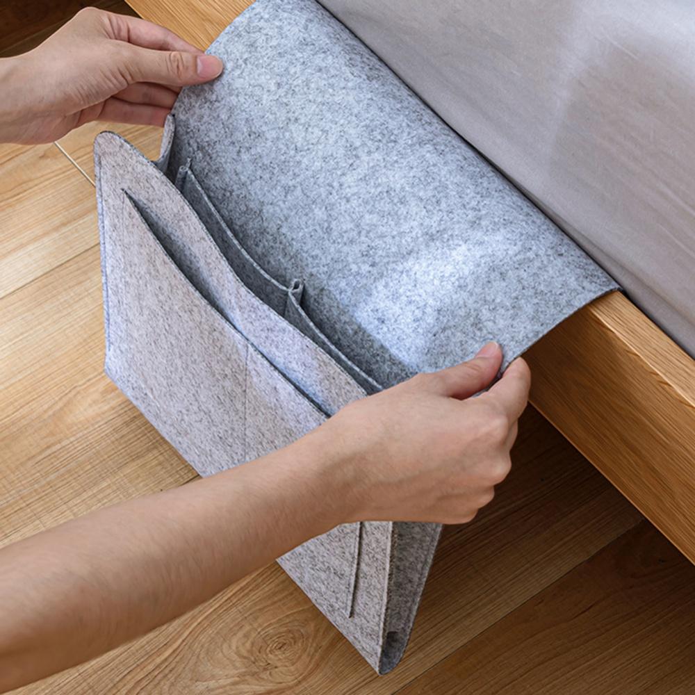 Прикроватный карман для хранения вещей, подвесная сумка-органайзер, большая емкость