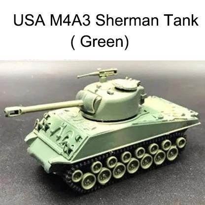 1/72 4D Plastic Assemble Tank Kits World War II Model Puzzle Assembling Military Sand Table Toys For Children