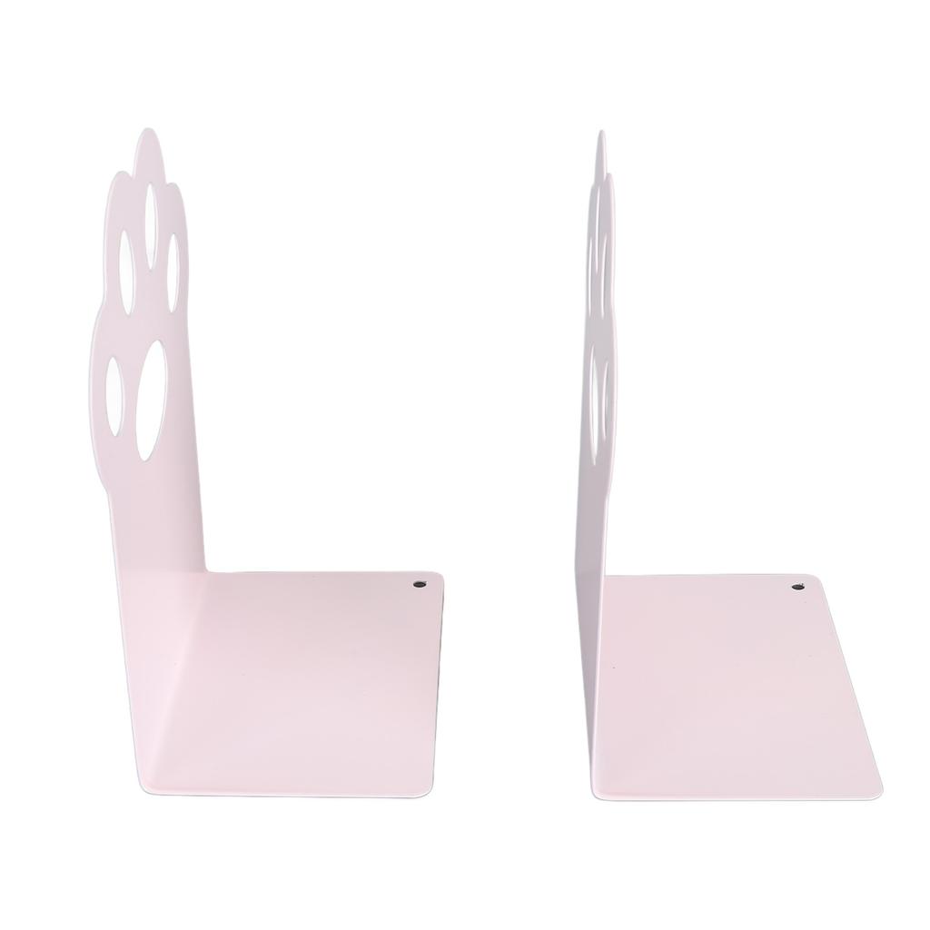 Metal Bookends Cartoon Cat Claw Decorative Desk Magazine Book Ends for Home School