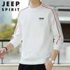 JEEP SPIRIT Men's Casual Long-Sleeve Round Neck Sweatshirt