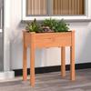 VidaXL Planter with Brown Liner 71x37x76cm Solid Fir Wood 364231
