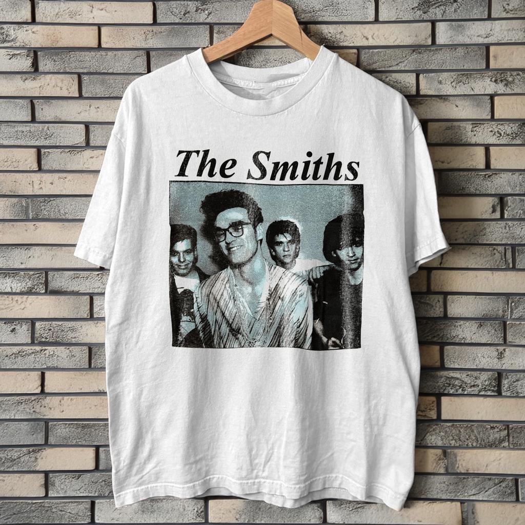 The Smiths Morrissey White Heavy Cotton T-Shirt Size S-5XL