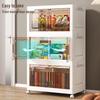Foldable Children's Wardrobe: Plastic Organizer for Baby Clothes, Toys, Snacks